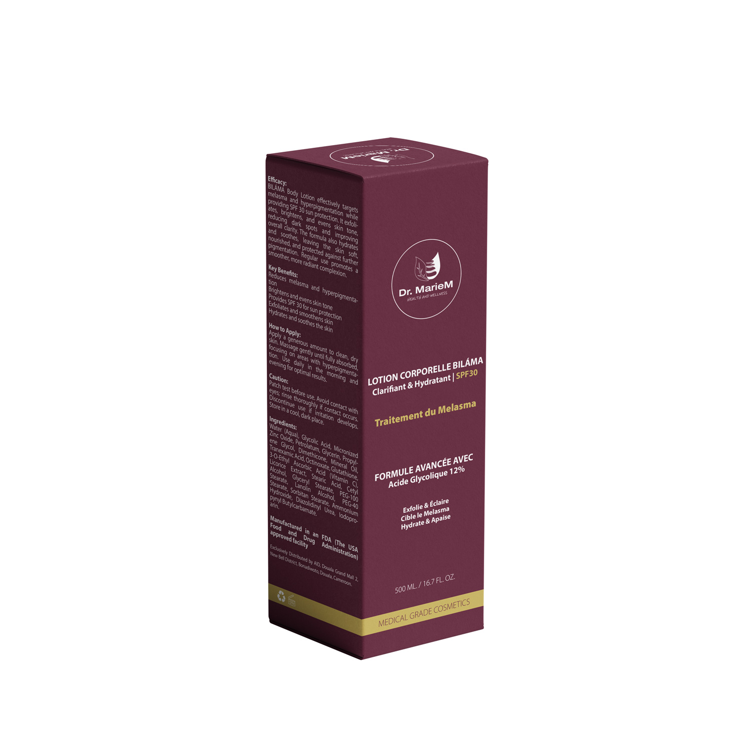 Lait Corporel Hydratant Bíláma