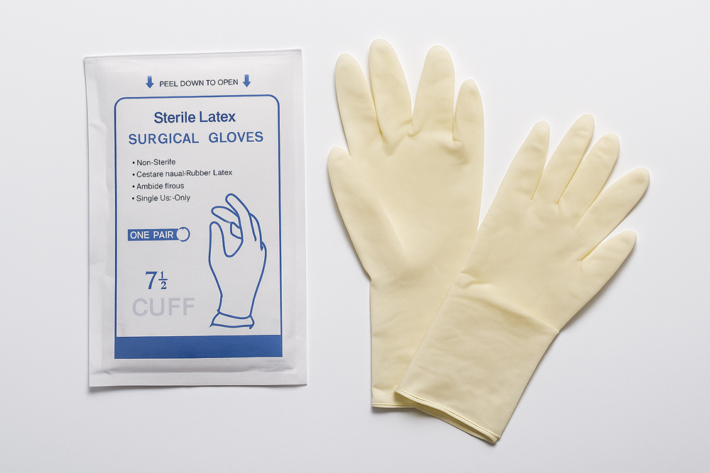 Gants chirurgicaux stériles en latex